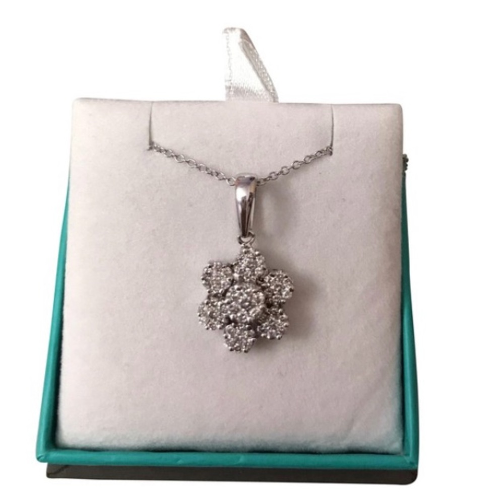 Effy 14k White Gold Diamond Necklace